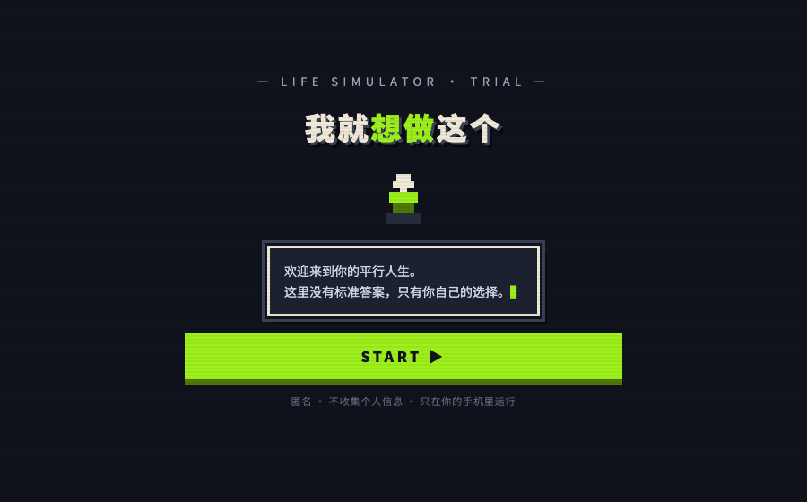 我就想做这个的像素风人生模拟器界面